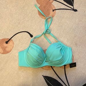 NWT sea foam Victoria’s Secret swim bikini top